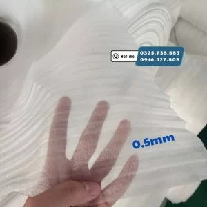 Cuộn Xốp Pe Foam 0.5mm boc hàng 
