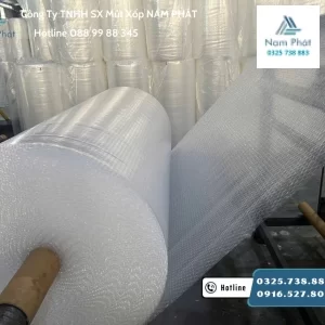 Xốp hơi khổ 1m4 bọc hàng chống sốc Nam Phát