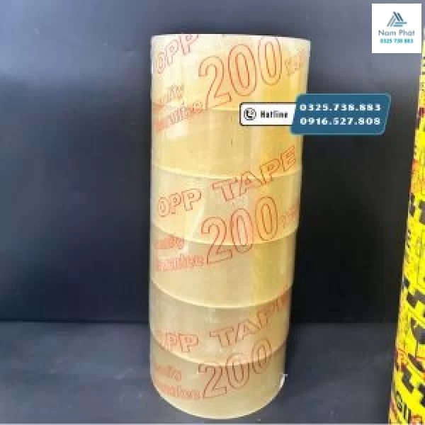 Băng Keo Trong Dán Thùng Nam Phát