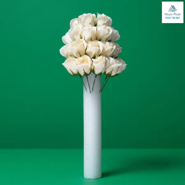 Ống Xốp FE Foam Cấm Hoa, Cốt Hoa Giả