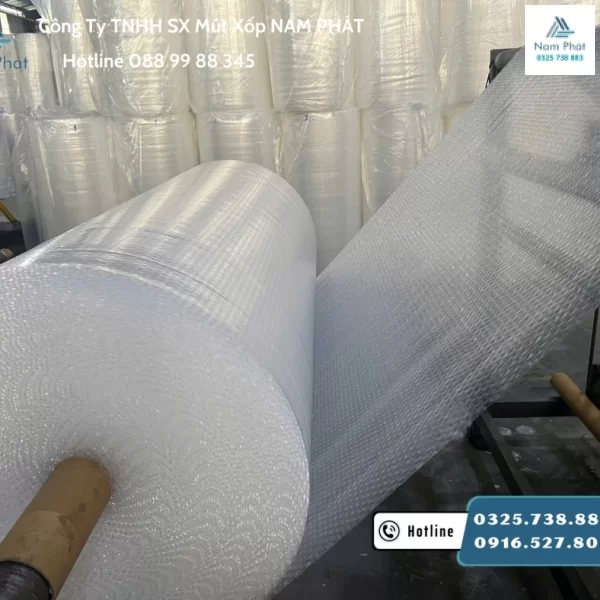 Xốp hơi khổ 1m4 bọc hàng chống sốc Nam Phát